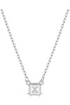 SWAROVSKI White Stilla pendant square cut