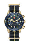 RADO Captain Cook Automatic Chronograph Two Tone Fabric Strap Gift Set (R32146208)