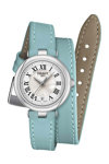 TISSOT T-Lady Bellissima Small Light Blue Leather Strap