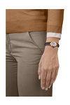 TISSOT T-Lady Bellissima Automatic Brown Leather Strap