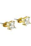 CHIARA FERRAGNI Classic 18ct Gold Plated Earrings with Zircons