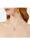 CHIARA FERRAGNI Classic 18ct Gold Plated Necklace with Zircons