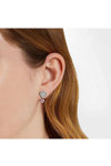 CHIARA FERRAGNI Silver Collection Earrings with Zircons