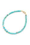14ct Gold Bracelet with Turquoise 4.0 mm by SAVVIDIS