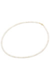 14ct Gold Necklace with Fresh Water Pearls 4.0 - 4.5 mm by SAVVIDIS