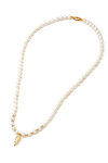 14ct Gold Necklace with Fresh Water Pearls 5.0 - 5.5 mm by SAVVIDIS
