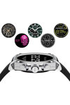 POLICE My.Avatar Smartwatch Black Silicone Strap