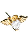 Μονό σκουλαρίκι CHIARA FERRAGNI Cupido από επιχρυσωμένο κράμα μετάλλων με ζιργκόν