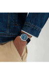 HAMILTON Khaki Field Mechanical Blue Fabric Strap