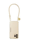 LA COQUE FRANCAISE Short Lou 35 - 40 cm Phone Cord & Metal Chain with Gold Coloured Links