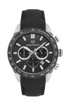 SERGIO TACCHINI Gents Chronograph Black Leather Bracelet