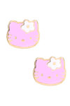 Gold plated Silver Earrings with Hello Kitty by Ino&Ibo