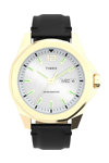 TIMEX Trend Essex Black Leather Strap