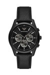 EMPORIO ARMANI Antonio Chronograph Black Stainless Steel Bracelet