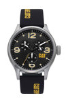 CATERPILLAR Diam Chronograph Black Silicone Strap