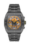 BEVERLY HILLS POLO CLUB Dual Time Grey Stainless Steel Bracelet