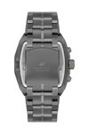 BEVERLY HILLS POLO CLUB Dual Time Grey Stainless Steel Bracelet