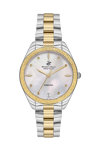 BEVERLY HILLS POLO CLUB Diamonds Two Tone Stainless Steel Bracelet