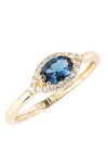 14ct Gold Ring with Zircons by SAVVIDIS (No 53)
