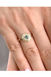 Δαχτυλίδι SAVVIDIS από χρυσό 14Κ με ζιργκόν (No 54)
