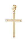 Βαπτιστικός σταυρός 14K Χρυσό με ζιργκόν FaCaDoro