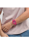 SWATCH Big Bold Colors Of Joy Pink Biosourced Bracelet