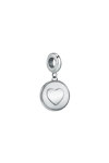 Stainless Steel Addon Bead Themed Heart for the MORELLATO Drops Series