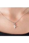 Stainless Steel Addon Bead Themed Cross for the MORELLATO Drops Series