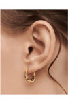 PDPAOLA Essentials 18ct Gold-Plated Sterling Silver Mini Magma Hoops