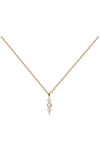 PDPAOLA Vanilla Gala 18ct Gold-Plated Sterling Silver Necklace with Zircons