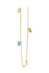 PDPAOLA Color Bloom 18ct Gold-Plated Sterling Silver Necklace with Zircons