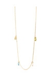 PDPAOLA Color Bloom 18ct Gold-Plated Sterling Silver Necklace with Zircons