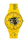 SWATCH Proteam Time With Andy Anderson Yellow Silicone Strap