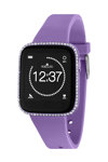 MORELLATO M-01 Crystals Smartwatch Purple Plastic Strap