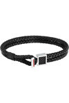 SECTOR Bandy Men's Stainless Steel and Leather Bracelet