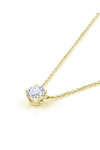 Necklace ETHO MESSINA with Lab-Grown Diamond 0.61 ct Round Brilliant Solitaire