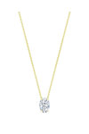 Necklace ETHO MESSINA with Lab-Grown Diamond 1.00 ct Oval Cut Solitaire