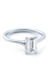 Μονόπετρο δαχτυλίδι ETHO MESSINA από λευκόχρυσο 14Κ με Lab Grown Διαμάντι (No 53)