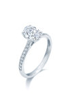 Lab Grown Diamond Engagement Ring 1.19 ct in 14ct White Gold by ETHO MESSINA (No 54)