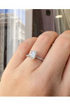 Lab Grown Diamond Engagement Ring 1.19 ct in 14ct White Gold by ETHO MESSINA (No 54)