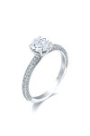 Lab Grown Diamond Engagement Ring 1.42 ct in 14ct White Gold by ETHO MESSINA (No 53)