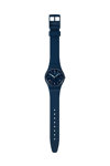 SWATCH Essentials Time To Teal Blue Biosourced Strap