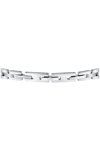 MASERATI Iconic Stainless Steel Bracelet with Crystals