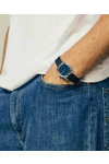 NIXON Medium Time Teller Blue Denim Fabric Strap