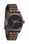 NIXON Time Medium Teller Brown Stainless Steel Bracelet