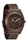 NIXON Time Teller Solar Brown Stainless Steel Bracelet