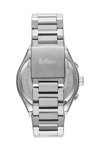 LEE COOPER Dual Time Silver Metallic Bracelet