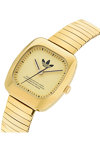 ADIDAS ORIGINALS Retro Wave One Gold Stainless Steel Bracelet