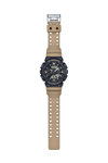 G-SHOCK Dual Time Chronograph Beige Rubber Strap