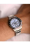 AQUADIVER Velocity Master Chronograph Silver Stainless Steel Bracelet